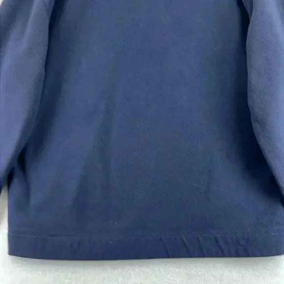 GAP Men’s Fleece 1/4 Zip Pullover Size Large Navy - Picture 6 of 11